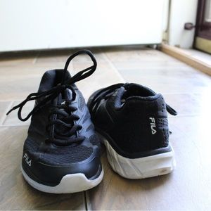 Black Fila shoes